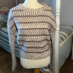 Mauve and white sweater from Xhilaration!